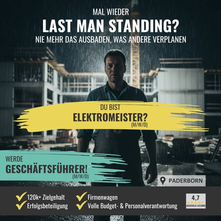 Recruiting-Anzeige von Fachkraft Jetzt für Industrie und Logistik