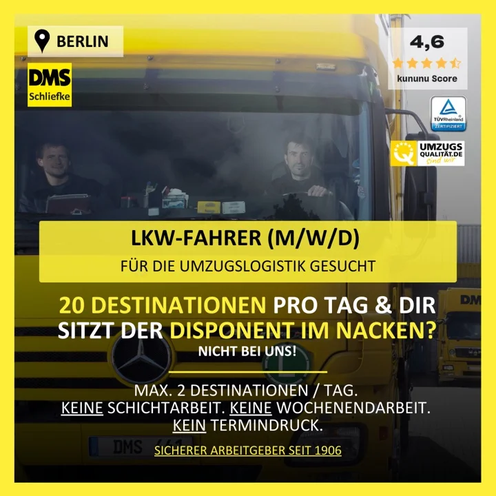 Recruiting-Anzeige von Fachkraft Jetzt für Industrie und Logistik
