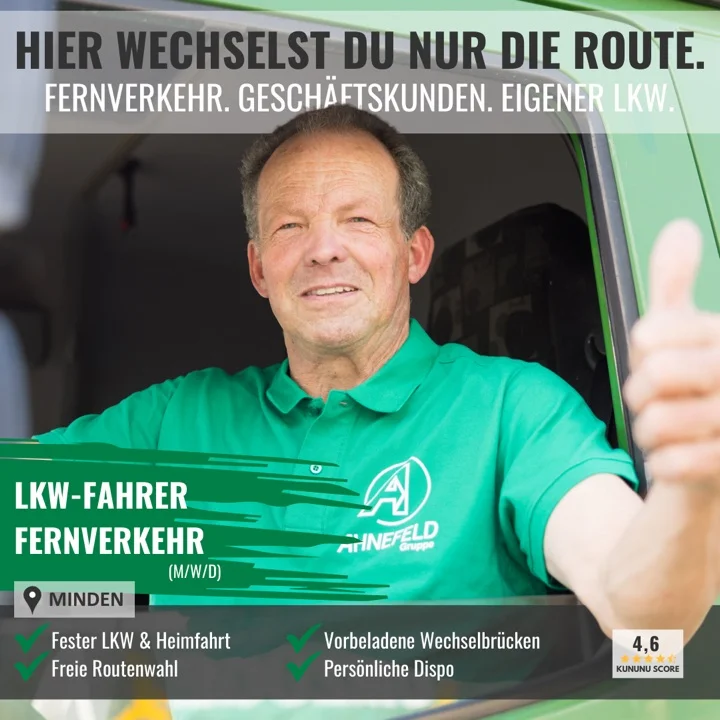 Recruiting-Anzeige von Fachkraft Jetzt für Industrie und Logistik